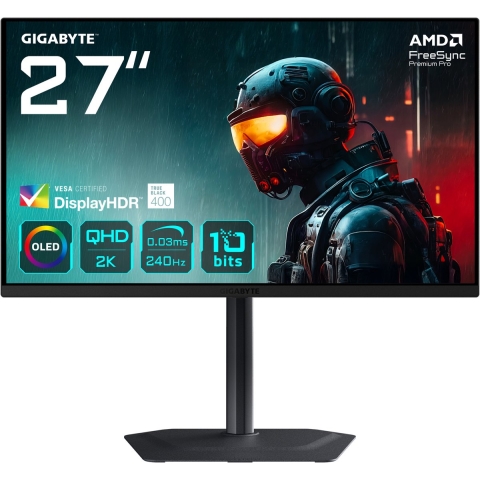 Gigabyte MO27Q2 Zwart