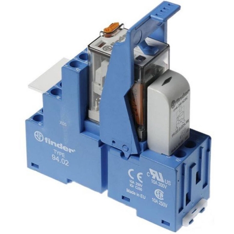 Finder 58.32.8.230.0060 Relaismodule Nominale spanning: 230 V/AC Schakelstroom (max.): 10 A 2x wisselcontact 1 stuk(s)