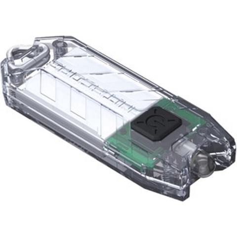 NiteCore Tube 2.0 - transparent Zaklamp werkt op een accu 55 lm 10 g