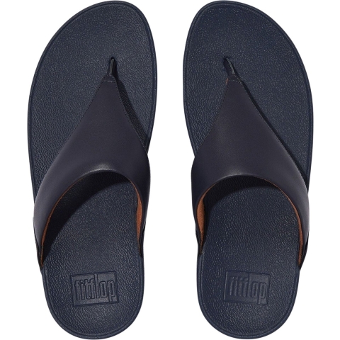 FitFlop Lulu Leather Toepost Teenslippers