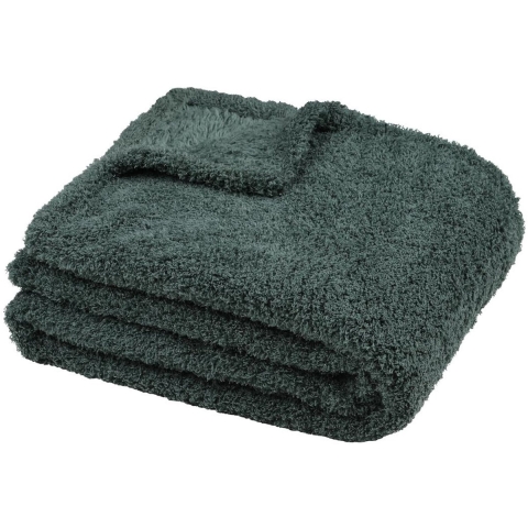 Stof Textiles Plaid/bankdeken Montreal - jade groen - 180 x 220 cm - polyester - 2 persoons -