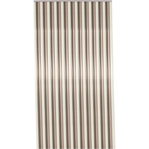 Vliegen/insecten gordijn Aruba - bruin/beige - PVC - 90 x 200 cm - vliegengordijn -