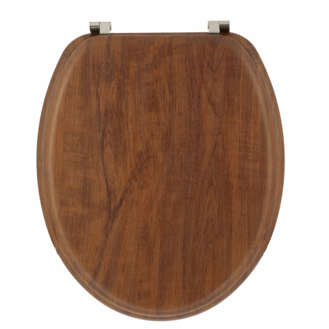 Tendance Toiletbril Royal Nature - acacia houtlook - MDF hout - universeel - standaard wc bril -