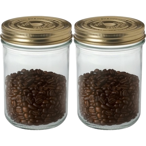 4x Weckpotten/inmaakpotten met schroefdeksel 750 ml -