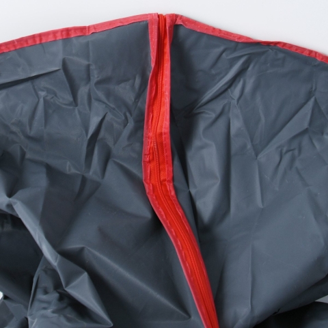 Beschermhoes voor fiets - 2x - universeel - grijs - 119 x 115 x 164 cm -