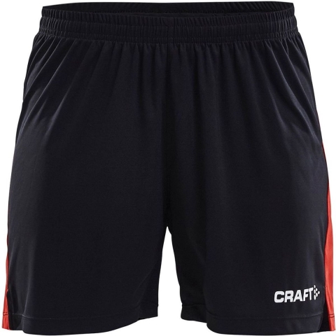 Craft 1905577 Progress Contrast Short W - Black/Bright Red - L