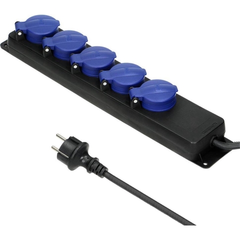 Orno SWD TCD zwart IP44 H05 3x1,5qmm 3m 5V met klep - 6871973