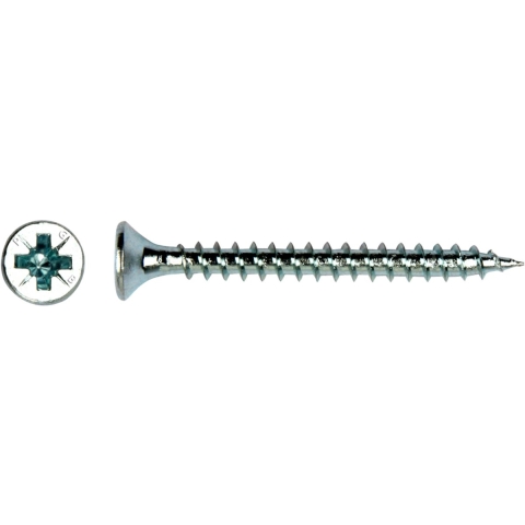pgb-Europe PGB-FASTENERS | Spaanplaatschroef VZK-Z Ø 6,0x70 Zn | 200 st - PGWVZV001006000702
