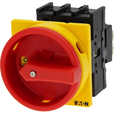 Eaton P1-32/EA/SVB Nokkenschakelaar Uitschakelbaar 32 A 690 V 1 x 90 ° Geel, Rood 1 stuk(s)