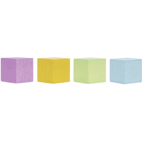 magnetoplan Magneet Cube (l x b x h) 20 x 20 x 20 mm Roze, Lichtoranje, Lichtgroen, Lichtblauw 4 stuk(s) 16653410