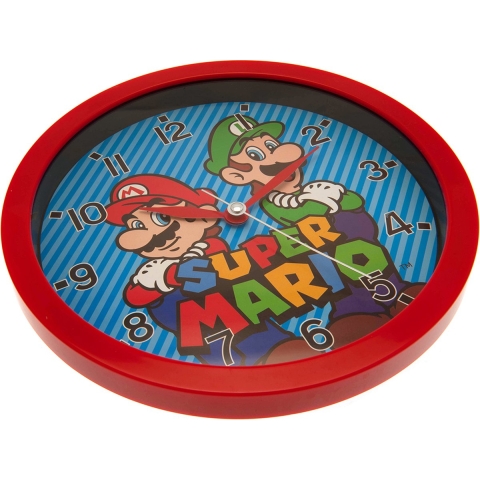Super Mario - Wall Clock (round)