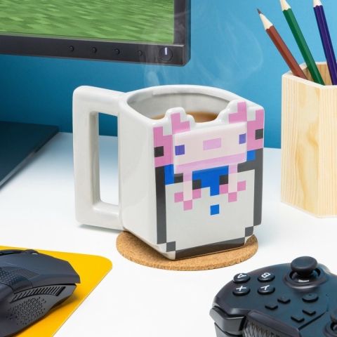 Minecraft - Bucket of Axolotl Shaped Mug