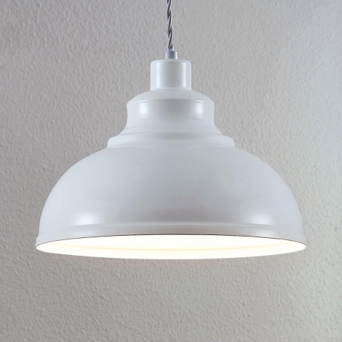 Lindby - Albertine Hanglamp White