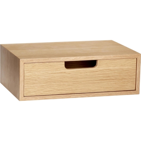 Hübsch - Hide Drawer Box Natural