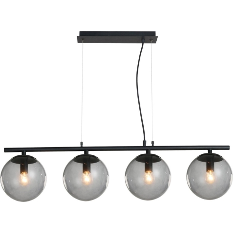Lucande - Sotiana 4 Hanglamp Black