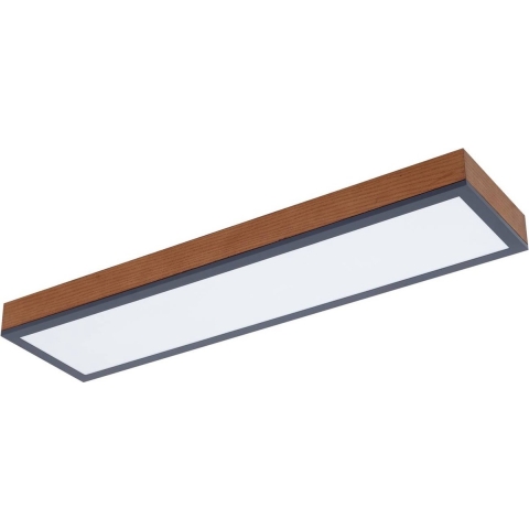 Lindby - Laviona LED Plafondlamp L80 Wood/White