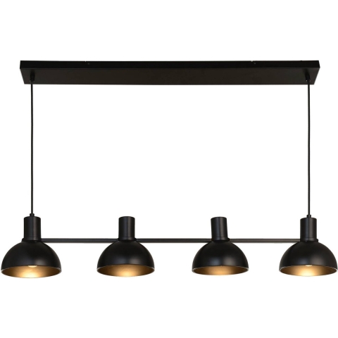 Lucande - Mostrid 4 Hanglamp Black