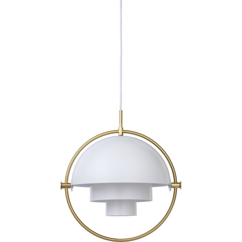 GUBI - Multi-Lite Hanglamp Ø36 Geelkoper/Wit