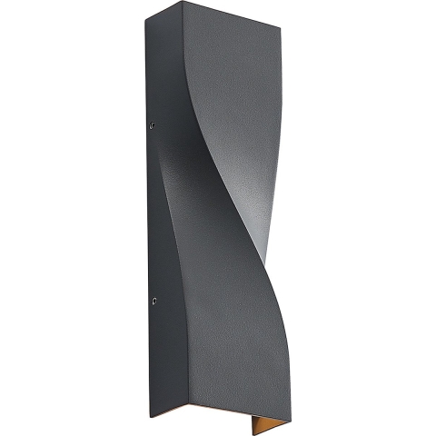 Lucande - Tibelya LED Up/Down BuitenWandlamp Anthracite