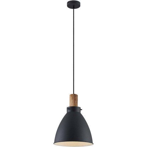 Lindby - Trebale Hanglamp Black/Wood
