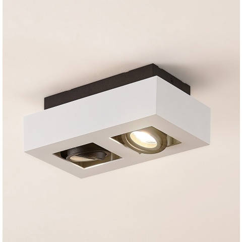 Arcchio - Vince 2 Plafondlamp White/Black