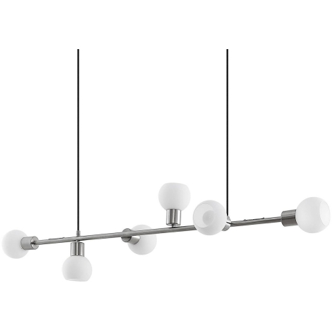 Lindby - Biscala Hanglamp Nickel/Opal