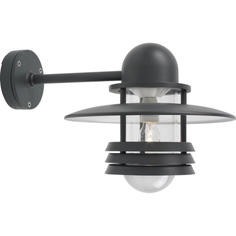 Norlys - Helsinkin Buiten Wandlamp Lige Arm Grafiet