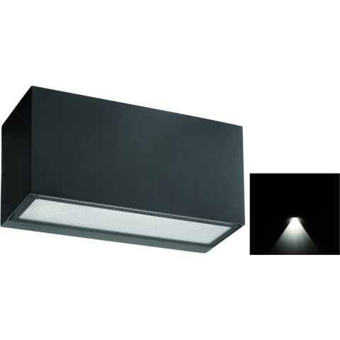 Norlys - Asker Down Buiten Wandlamp L22,5 Grafiet