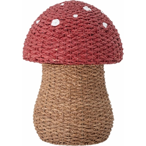 Bloomingville - Corintha Mand w/Lid Seagrass Red