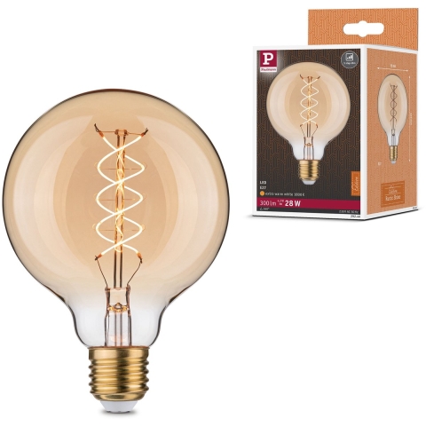 Paulmann 29246 LED-lamp E27 Globe 4.2 W Barnsteen (Ø x h) 95 mm x 135 mm 1 stuk(s)