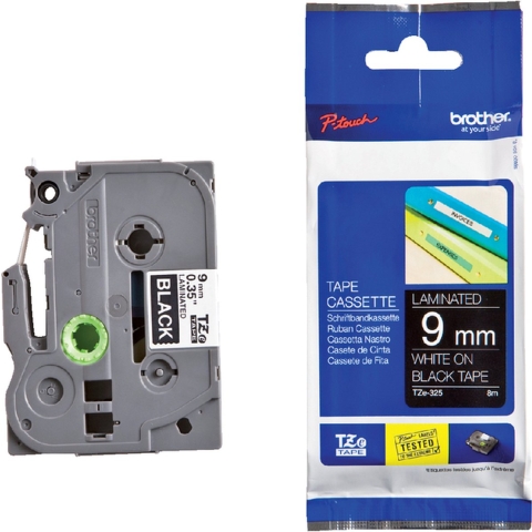 Labeltape Brother TZe, TZ TZe-344 PET Tapekleur: Zwart Tekstkleur:Goud 18 mm 8 m