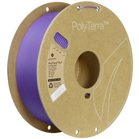 Polymaker PA04039 Regular Filament PLA kunststof Gering kunststofgehalte, Mat 1.75 mm 1000 g Electric Indigo PolyTerra™ 1 stuk(s)