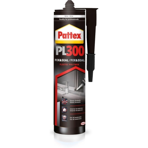 Pattex Flextec Polymer Montagelijm Kleur (specifiek): Wit 410 g