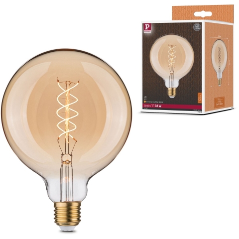 Paulmann 29248 LED-lamp E27 Globe 4.2 W Barnsteen (Ø x h) 125 mm x 168 mm 1 stuk(s)
