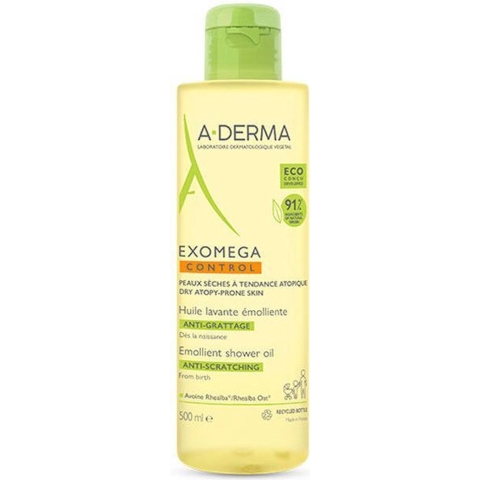 A-Derma Exomega Control Emolliërende Wasolie | 500 ml