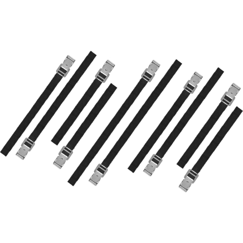 Voordeelset van 10x stuks caravan/camper fietsen spanbanden 30/50/75 cm -