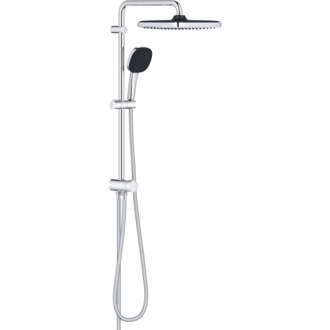 GROHE QuickFix Vitalio Comfort 250 Flex douchesysteem met omstelling voor wandmontage - Waterbesparend - Chroom