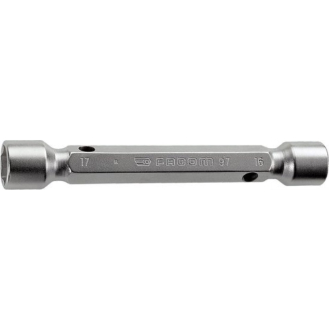 Facom dubbele, gesmede pijpsleutels, metrisch 6x7 - 97.6X7