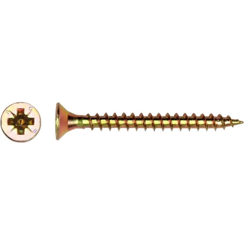 pgb-Europe PGB-FASTENERS | Spaanplaatschroef VK-Z Ø 4,50x60 ZnG | 500 st PGWVZV002004500602