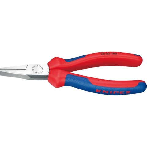 Knipex Platbuigtang verchroomd met meer-componentengrepen 140 mm - 2005140