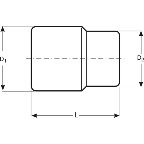 Bahco 1/2" lange dop 12-kant 15 mm | 7805DM-15