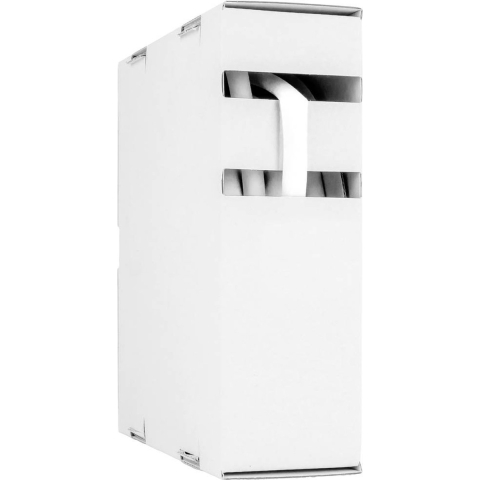 Hongshang 21111140118 Krimpkous zonder lijm Wit 19.00 mm 9.50 mm Krimpverhouding:2:1 5 m