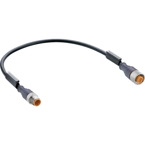 Lumberg Automation RST 4-RKT 4-225/2M-1 Sensor/actuator connector, geassembleerd M12 Aantal polen (sensoren): 4 Stekker, recht, Bus, recht 2.00 m 1 stuk(s)