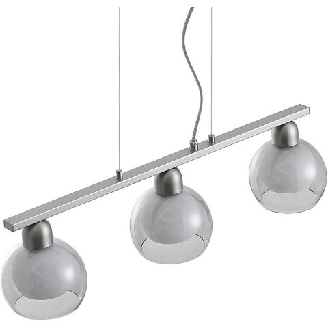 Lucande - Kaiya 3 Hanglamp L14 Nickel