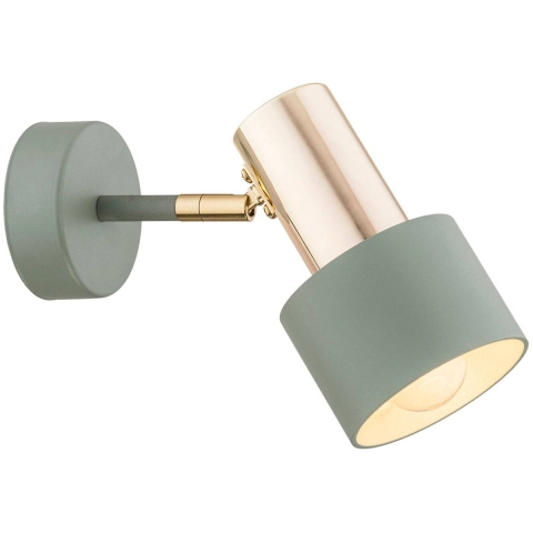 Euluna - Destin Wandlamp Messing /Groen