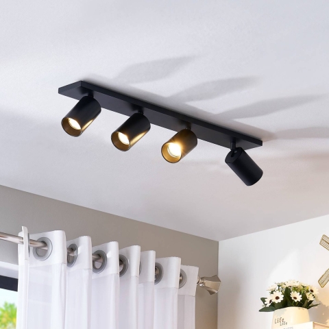 Arcchio - Brinja 4 Plafondlamp Black