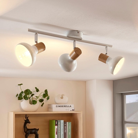 Lindby - Fridolin 3 Plafondlamp White
