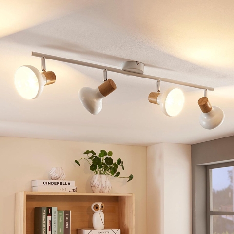 Lindby - Fridolin 4 Plafondlamp White