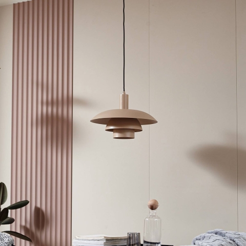 Lindby - Elorri Hanglamp Beige