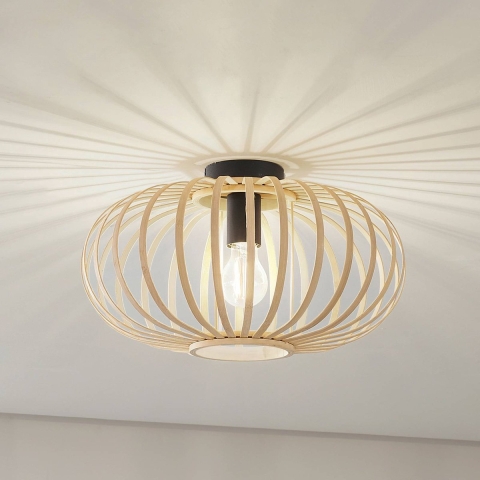 Lindby - Lielle Plafondlamp Ø40 Bamboe